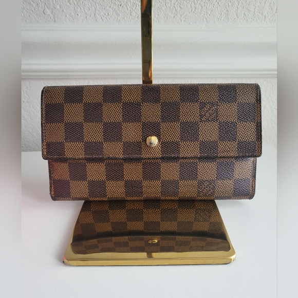 Louis Vuitton Damier Ebene Porte Tresor International Long Wallet - Picture 1 of 12